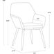 Jayna Black / Polo Club Stone Dining Armchair