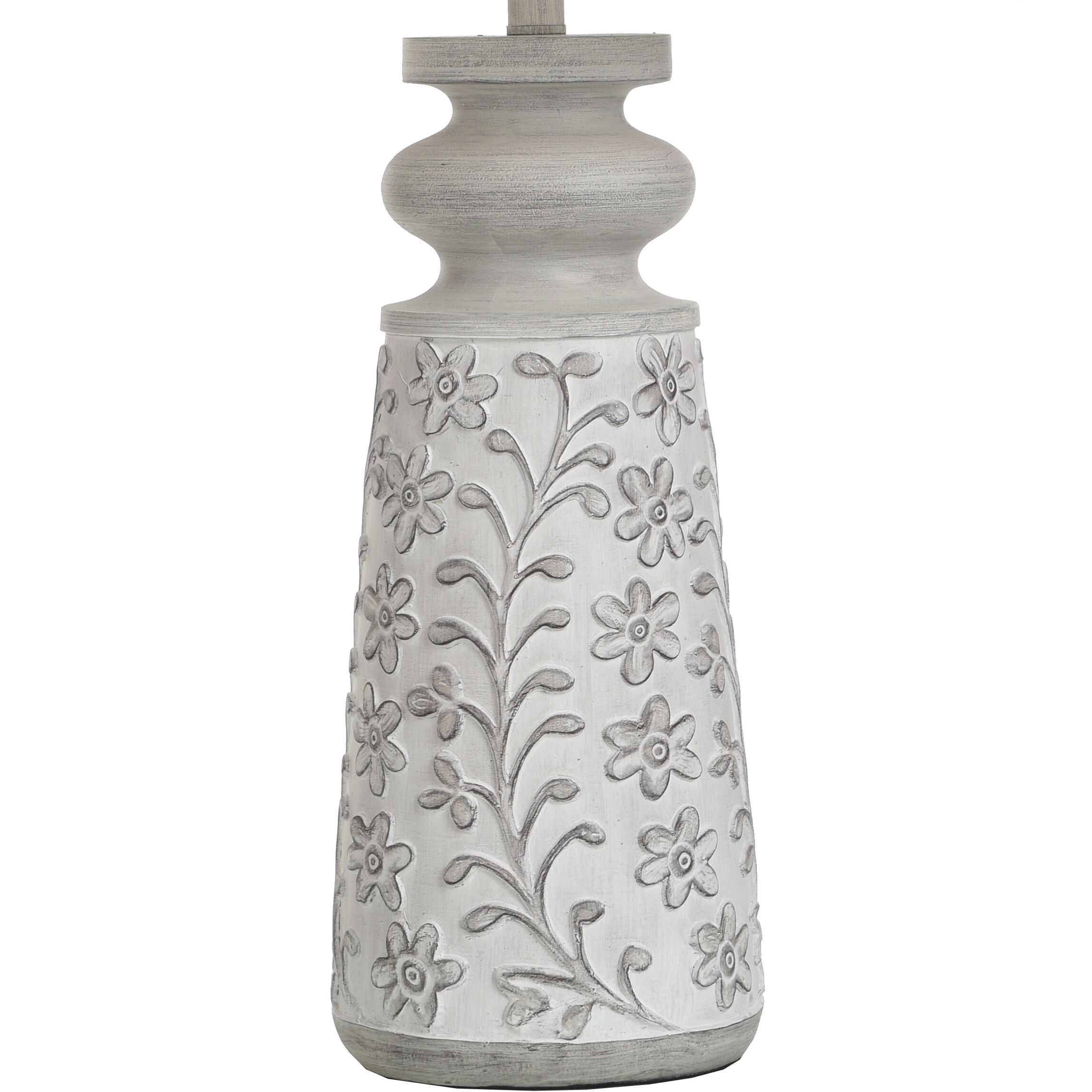 Isaac 32 inch 100.00 watt Greyson and Rubbed White Table Lamp Portable Light