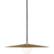 Sean Lavin Pirlo LED 22 inch Aged Brass Pendant Ceiling Light in Incandescent