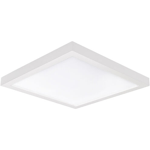 Square LED 5 inch White Flush Mount Ceiling Light in 3500K
