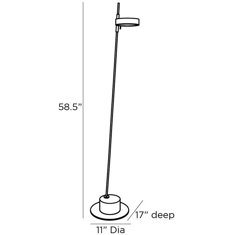 Park 59 inch 15.00 watt Bronze Floor Lamp Portable Light