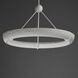 Geist LED 35.5 inch Textured White Ring Pendant Ceiling Light