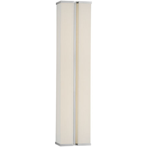 Paloma Contreras Vernet LED 5.5 inch Polished Nickel and Linen Sconce Wall Light