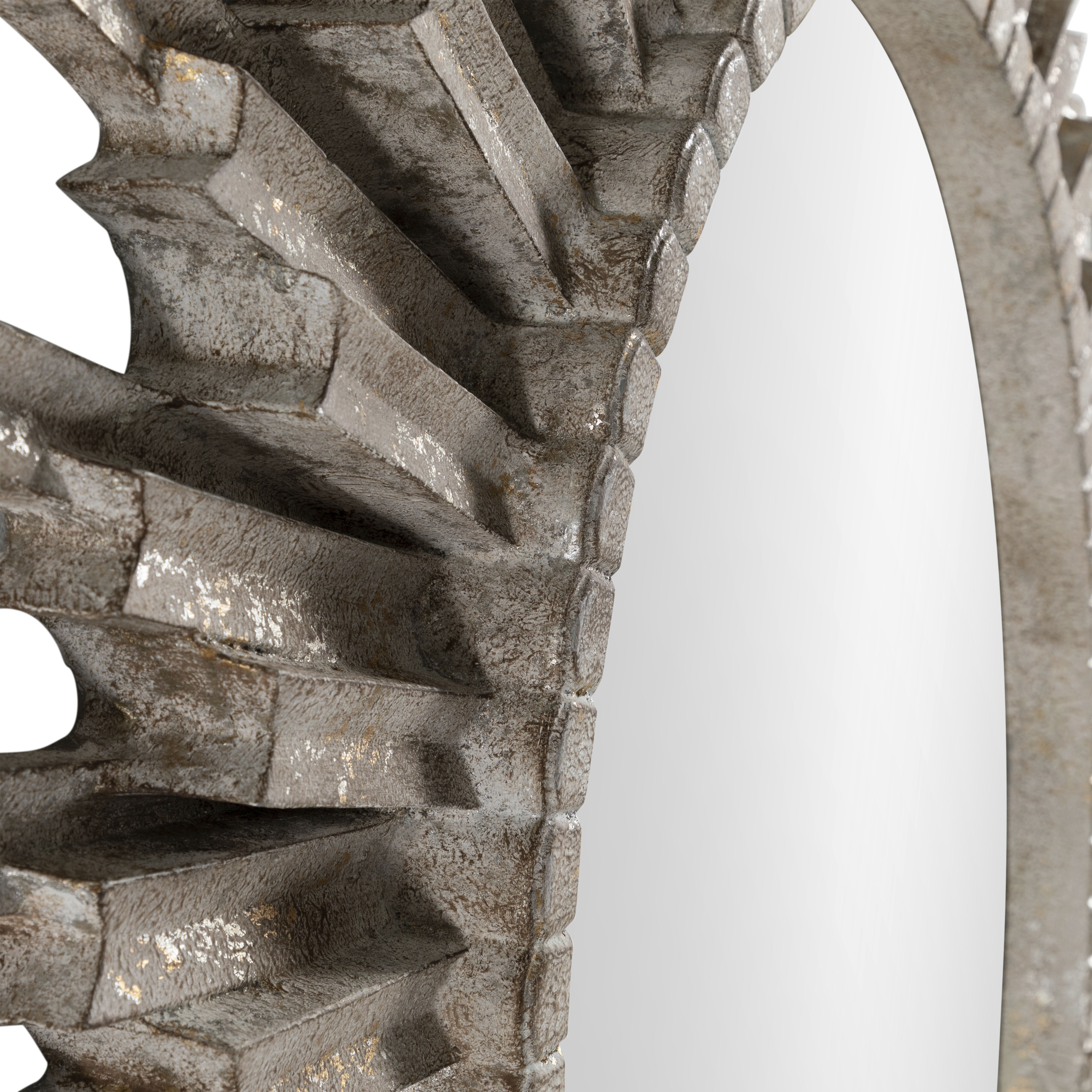 Jean-Michel 53.75 X 38.75 inch White & Ivory Mirror