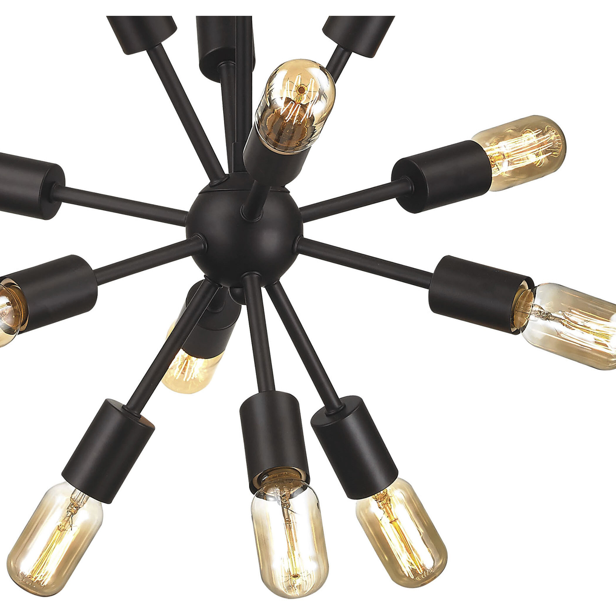 Delphine 12 Light 16 inch Oil Rubbed Bronze Chandelier Ceiling Light