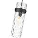 Fontaine 1 Light 5.75 inch Matte Black Pendant Ceiling Light