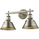 Yep Orwell Vanity Wall Light in Pewter, Navy