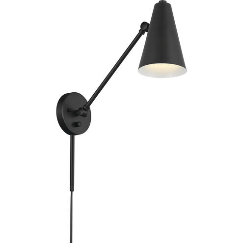 Sylvia 1 Light 5.5 inch Black Wall Sconce Wall Light