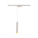 Silo Pendants 1 Light 120 White/White Track Head Ceiling Light in 4000K