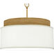 Malia 4 Light 20 inch Brushed Gold Pendant Ceiling Light