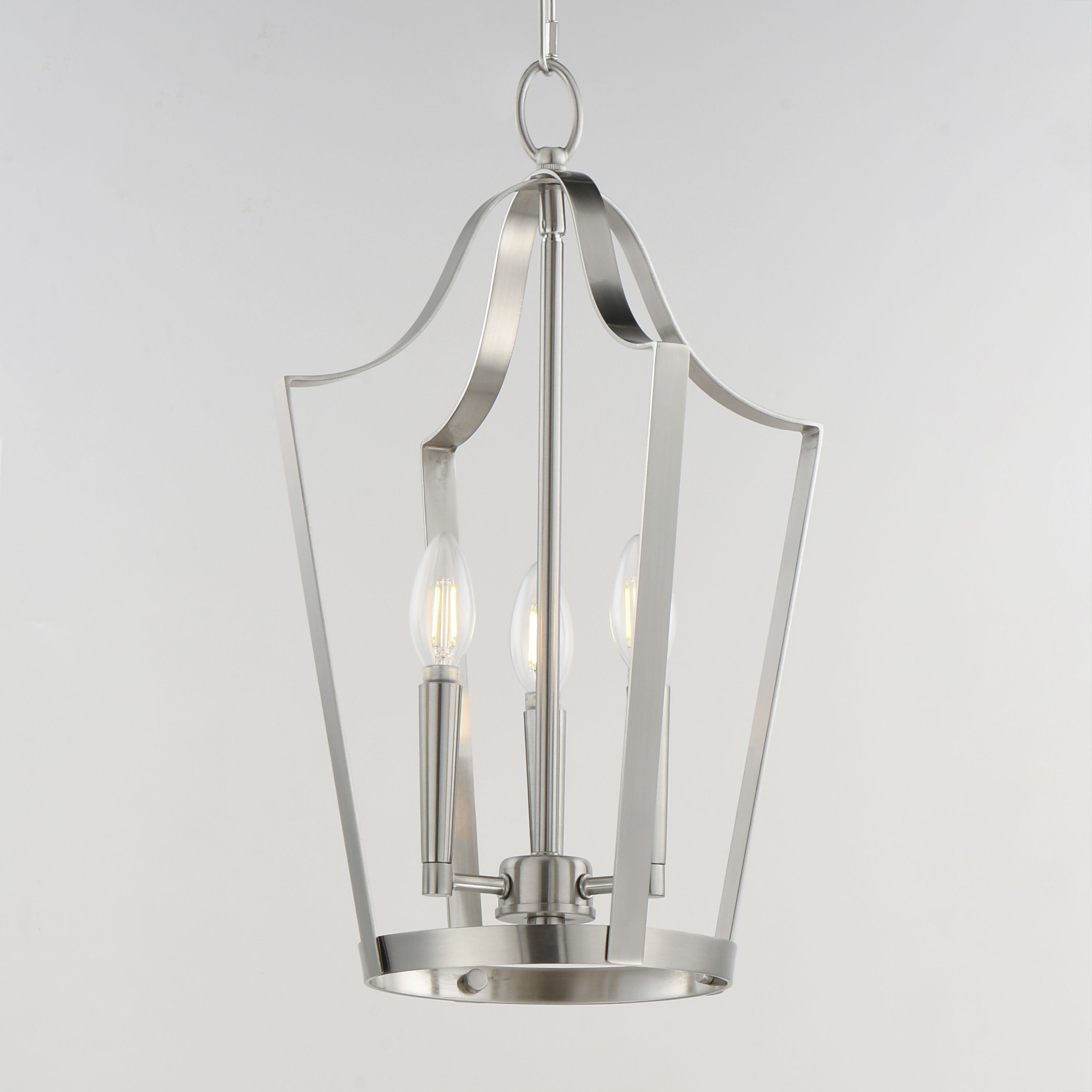 Arden 3 Light 12 inch Satin Nickel Entry Foyer Pendant Ceiling Light