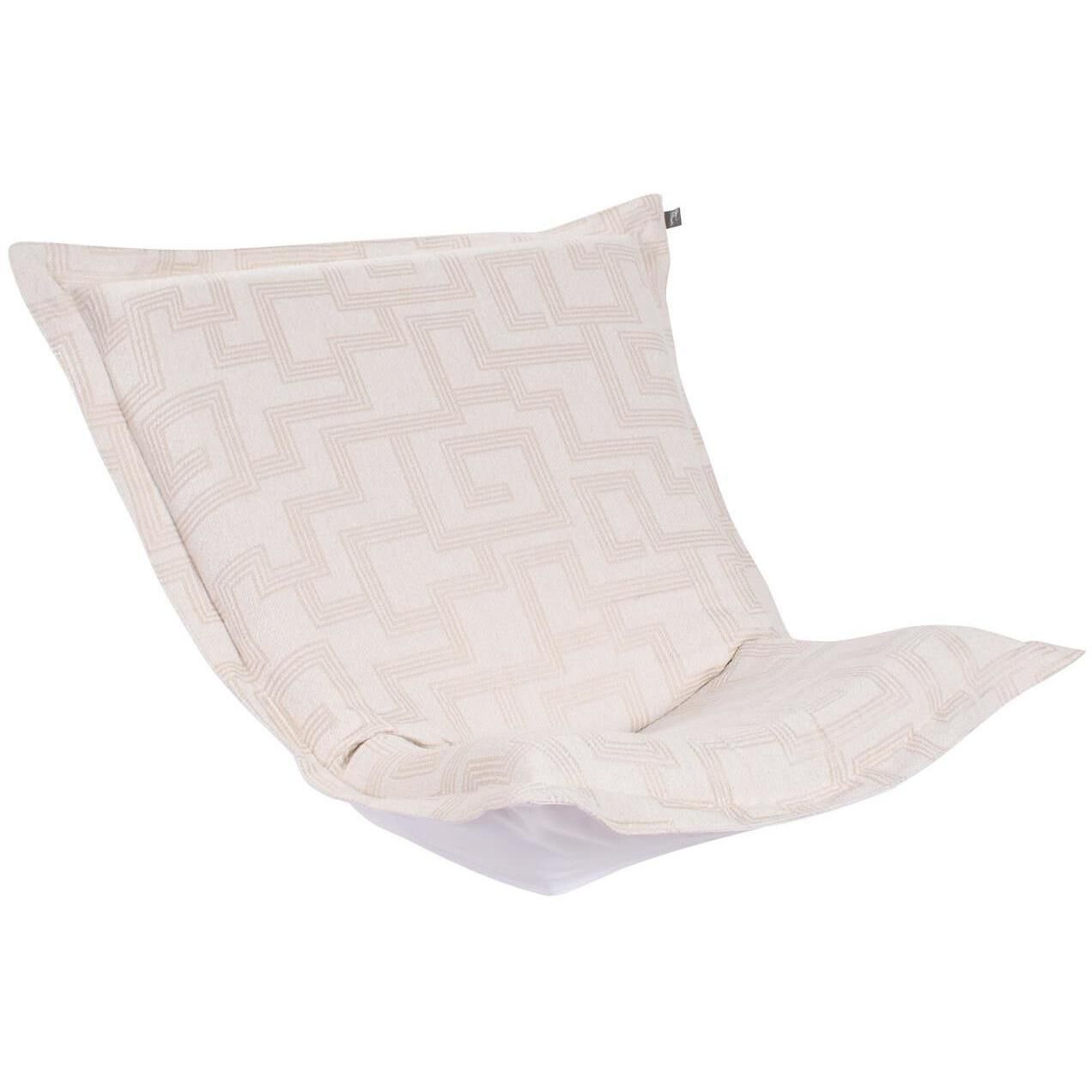 Syros Natural Outdoor Puff Chair Cover & Cushion