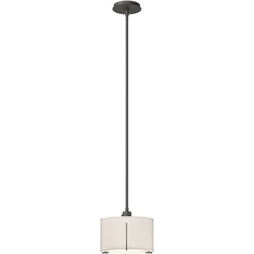 Exos 1 Light 11.6 inch Natural Iron Pendant Ceiling Light in Flax, Small