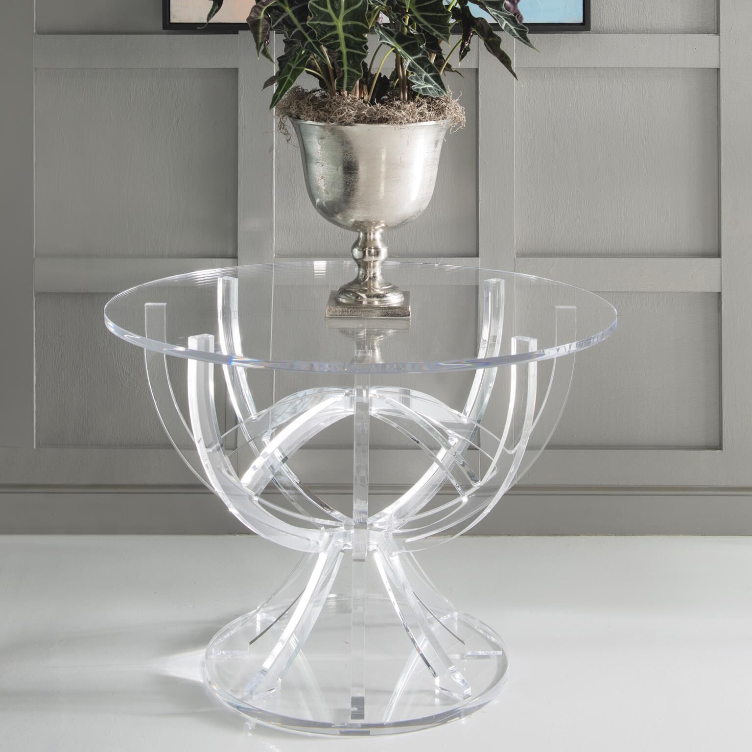 Kalare 40 X 30 inch Clear Dining Table