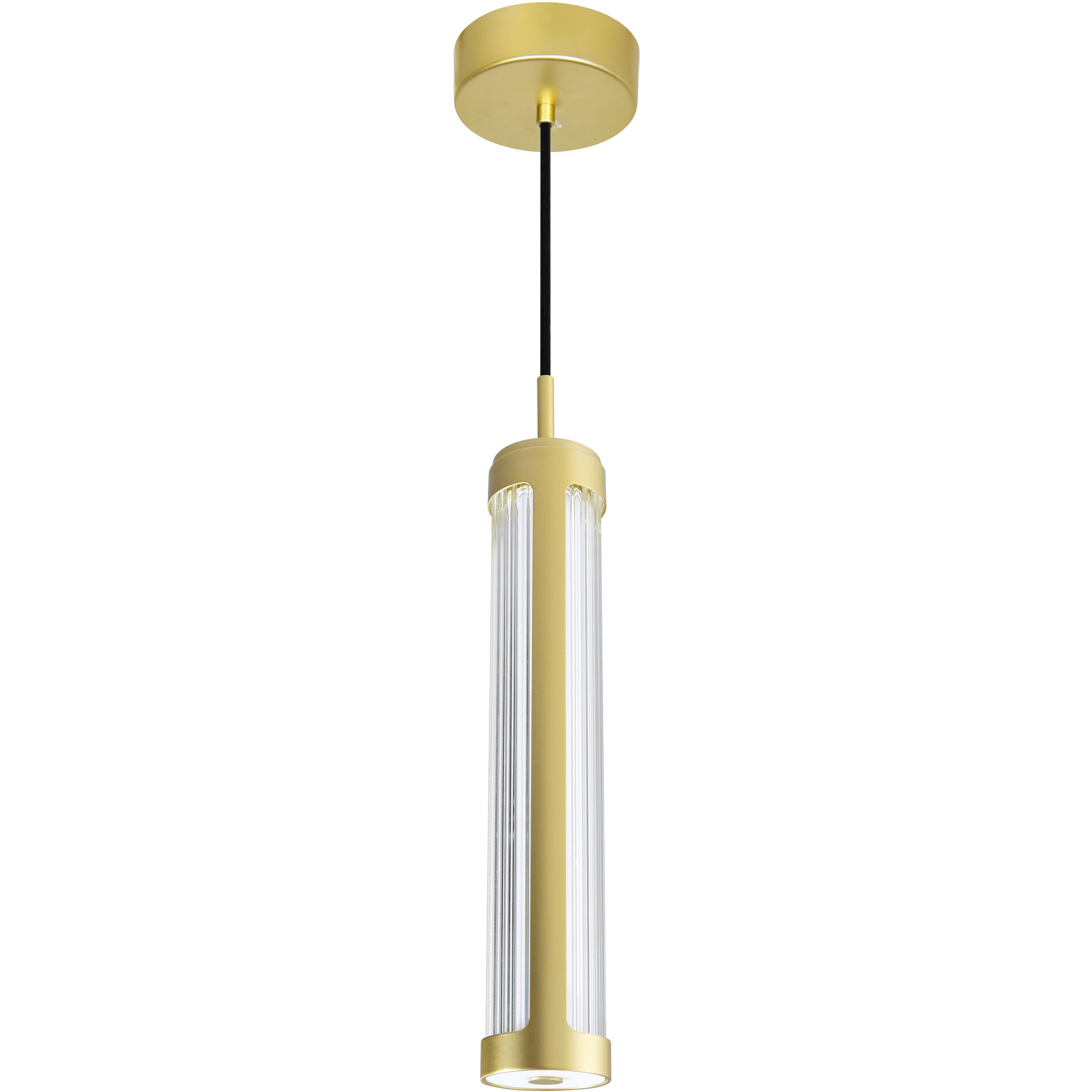 Neva LED 2.5 inch Satin Gold Mini Pendant Ceiling Light