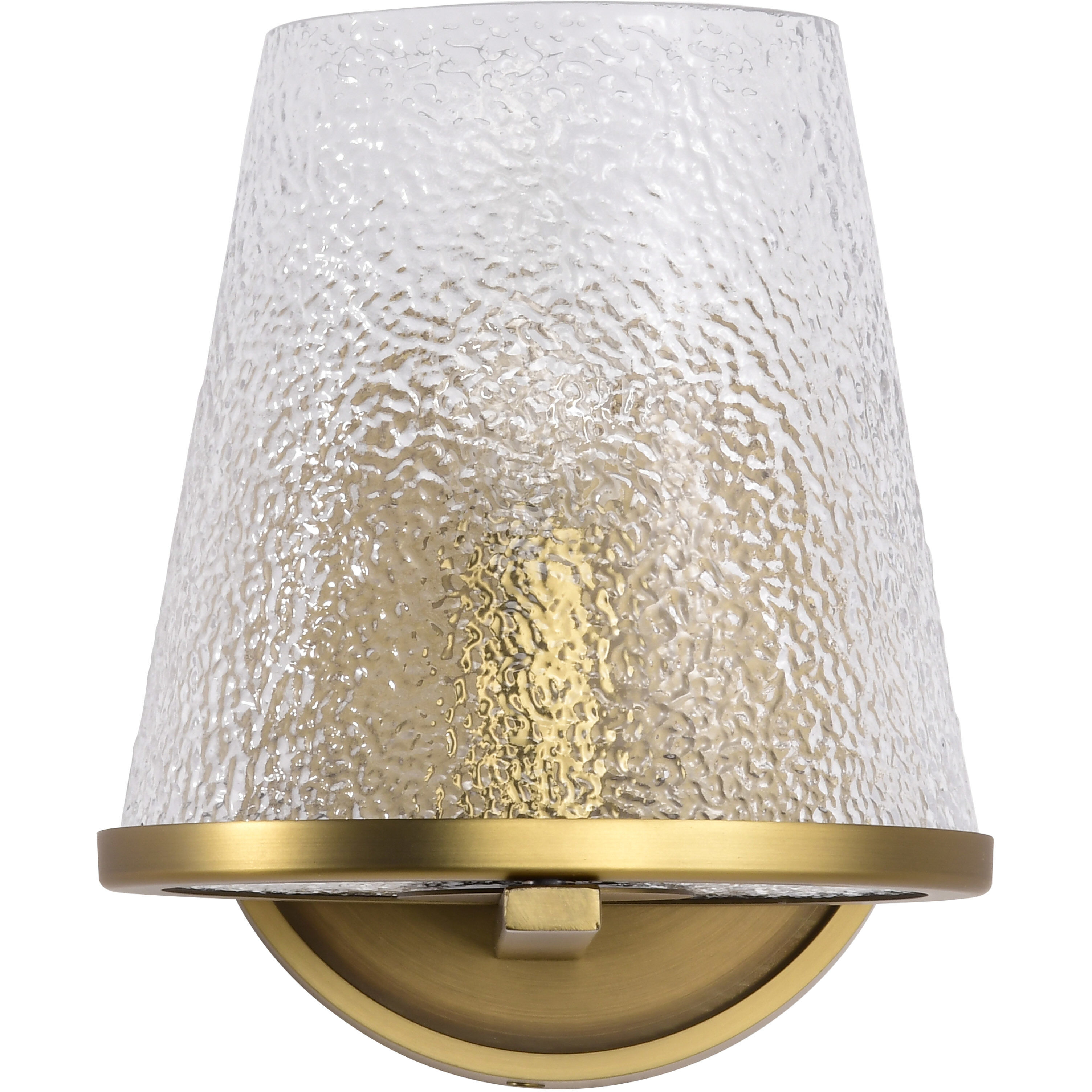 Valentine 6 inch Vintage Brass Vanity Wall Light