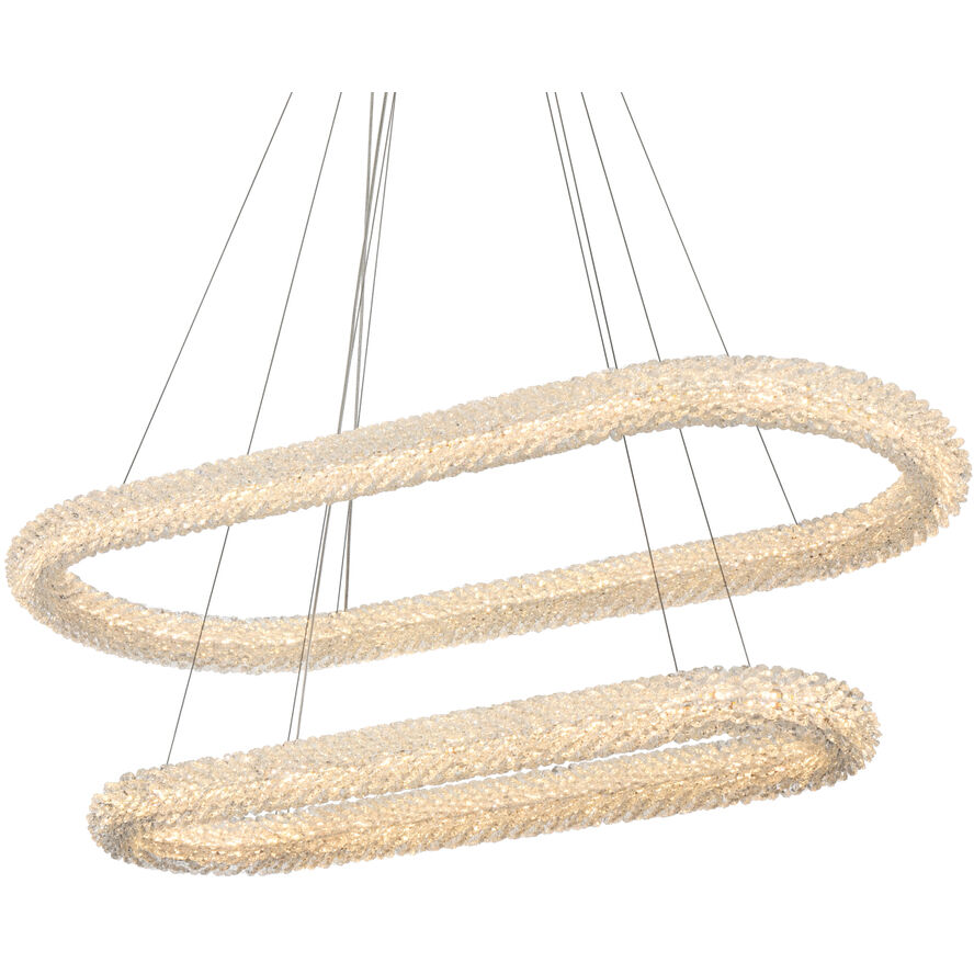 Bowen 2 Light 18 inch Chrome Chandelier Ceiling Light