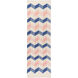 Frontier 36 X 24 inch Rose, Navy, Khaki Rug