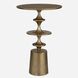 Flight 23.5 X 16 inch Antique Brass Accent Table