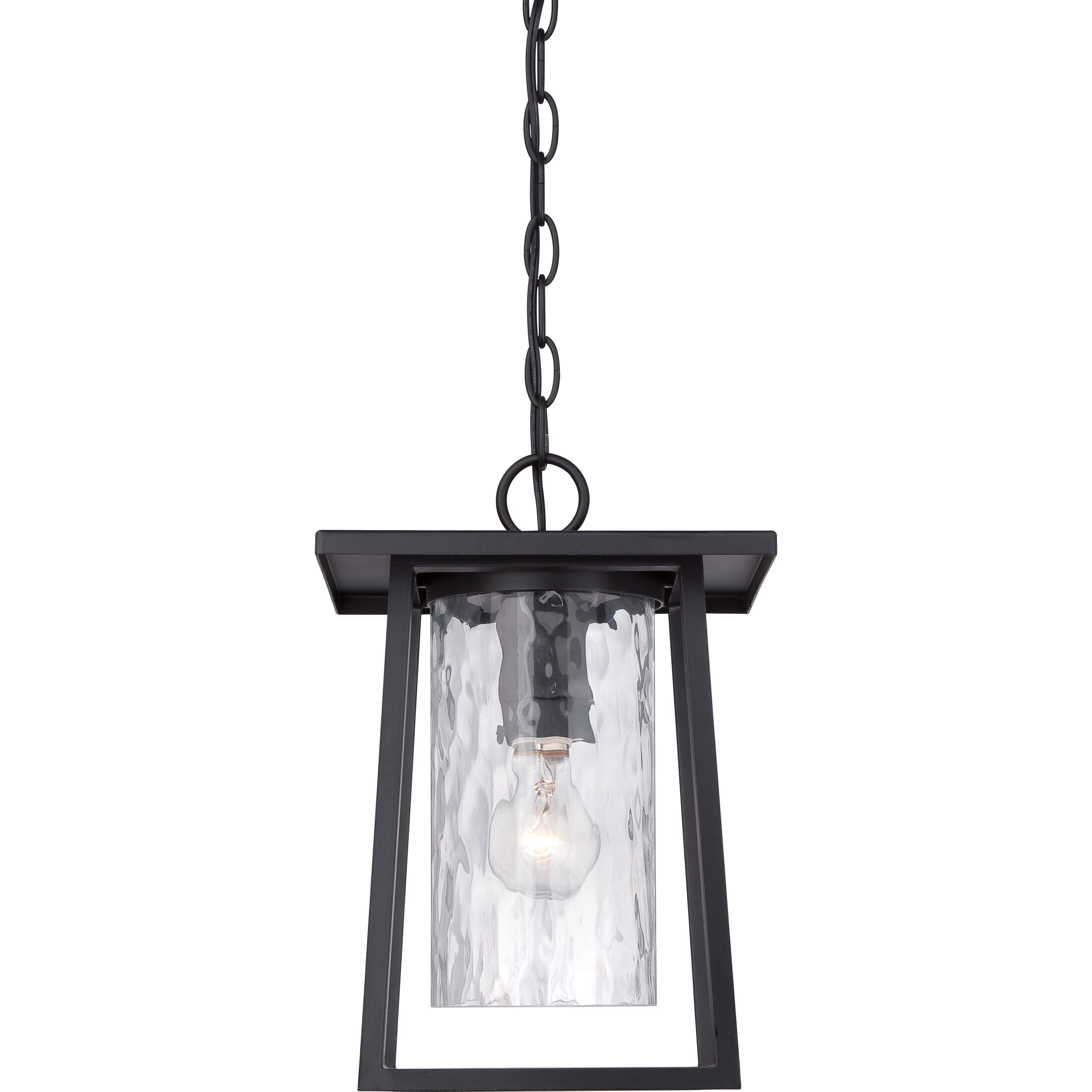 Lodge 1 Light 9.5 inch Mystic Black Outdoor Hanging Lantern
