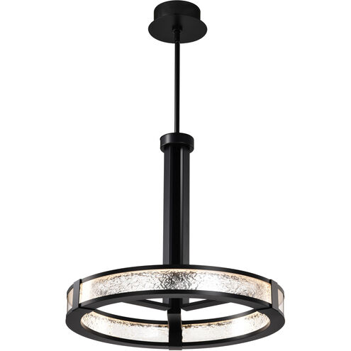 Darrow LED 24 inch Matte Black Pendant Ceiling Light