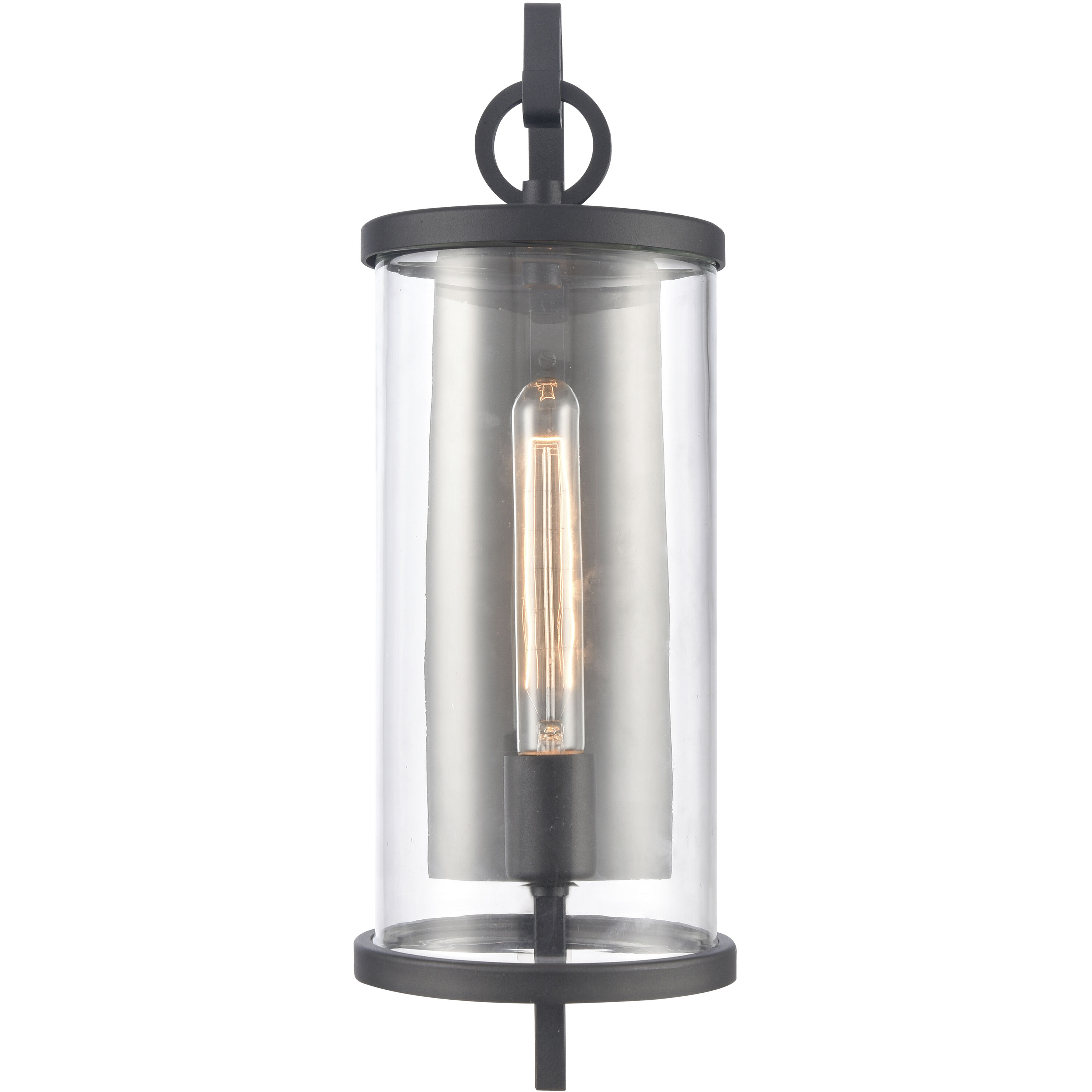 Hopkins 1 Light 17.75 inch Charcoal Outdoor Wall Sconce