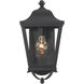Savannah 1 Light 16 inch Sand Coal Outdoor Wall Mount, The Great Outdoors
