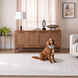 Riya 90 X 63 inch Light Grey Rug in 5 x 7