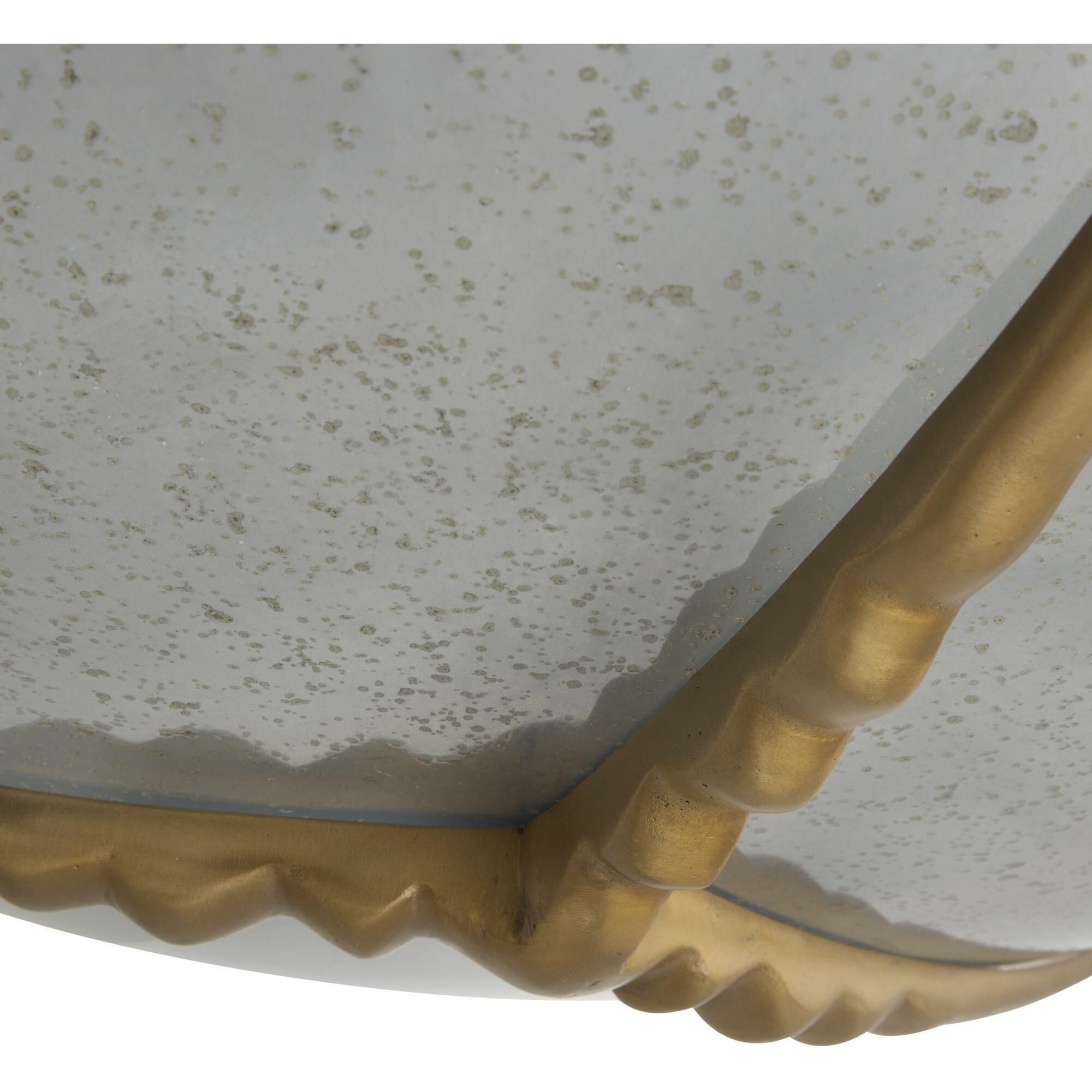 Karlsen 3 Light 23 inch Antique Brass Semi-Flush Mount Ceiling Light