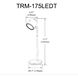 Tram 13.5 inch 6 watt Matte Black Task Lamp Portable Light