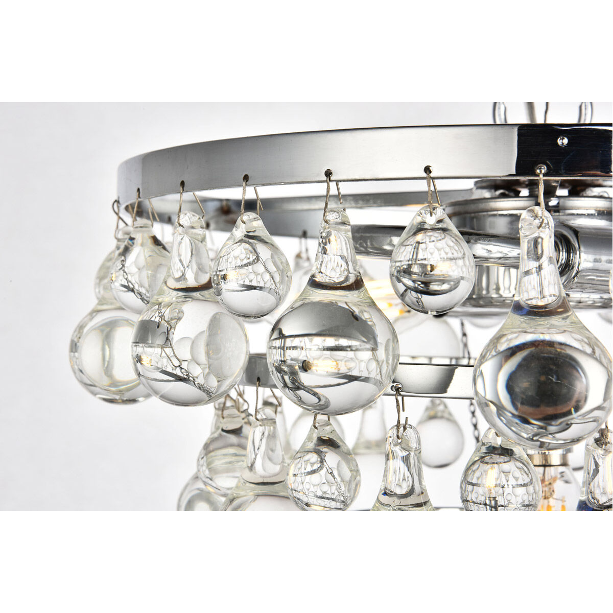 Kora 3 Light 13 inch Chrome Pendant Ceiling Light