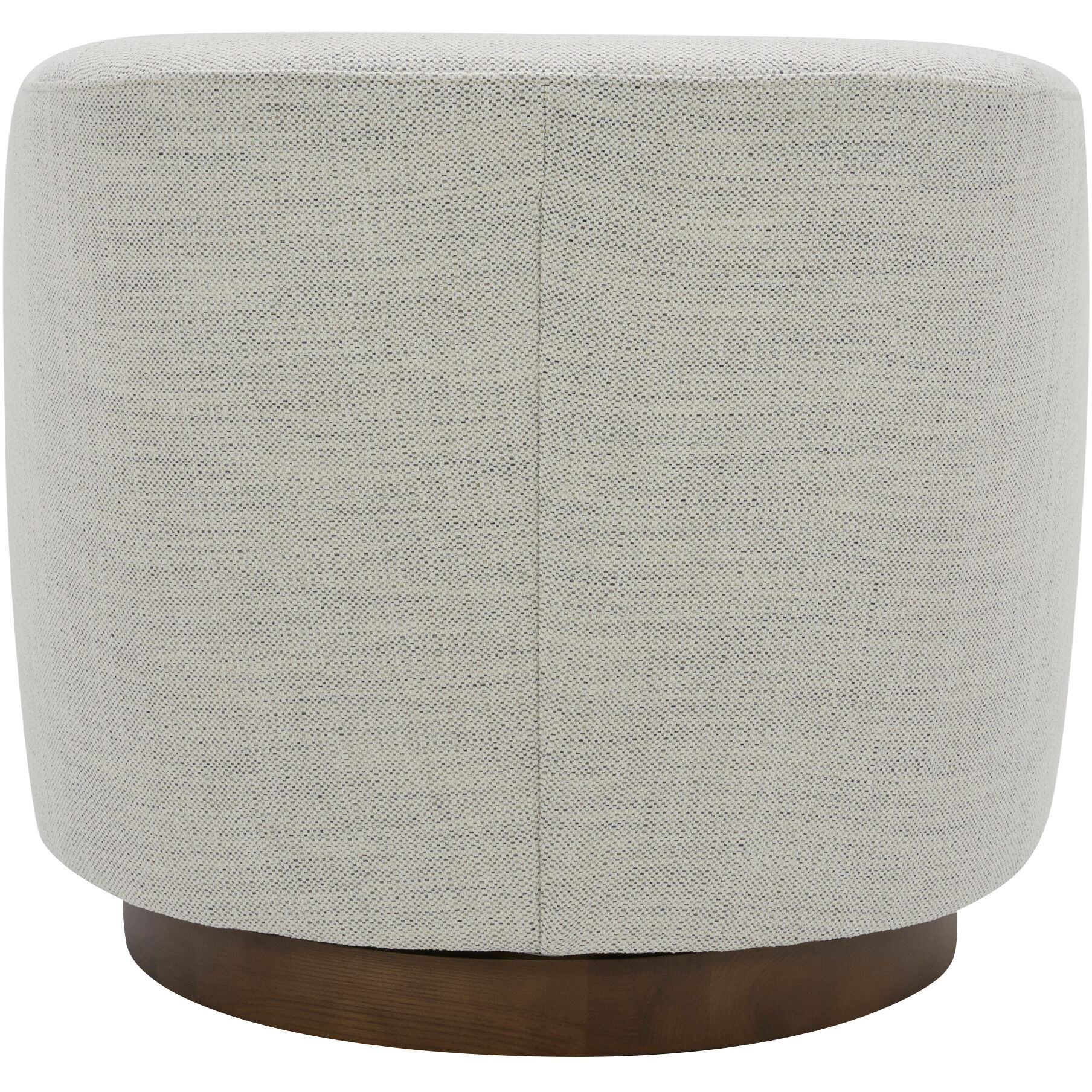 Oscy White Swivel Chair