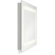 Mera 36 X 24 inch Might Bright White LED Wall Mirror