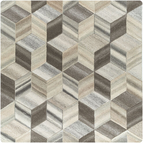 Mountain 120 X 120 inch Medium Gray Rug in 10 Ft Square, Square