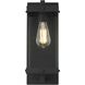 Julien 1 Light 15 inch Black Outdoor Wall Sconce