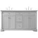 Clarence 60 X 22 X 35 inch Grey Vanity Sink Set