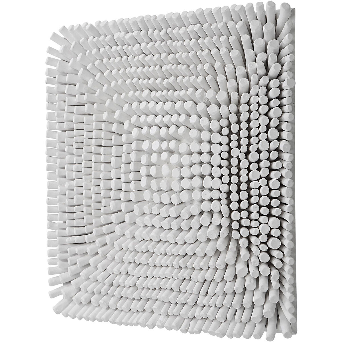 Portside Matte White Wood Wall Panel
