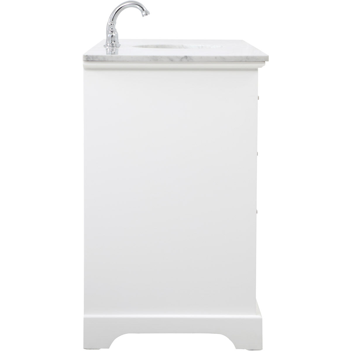 Americana 60 X 22 X 35 inch White Vanity Sink Set