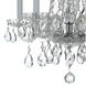 Traditional Crystal 5 Light 18 inch Polished Chrome Chandelier Ceiling Light in Clear Hand Cut