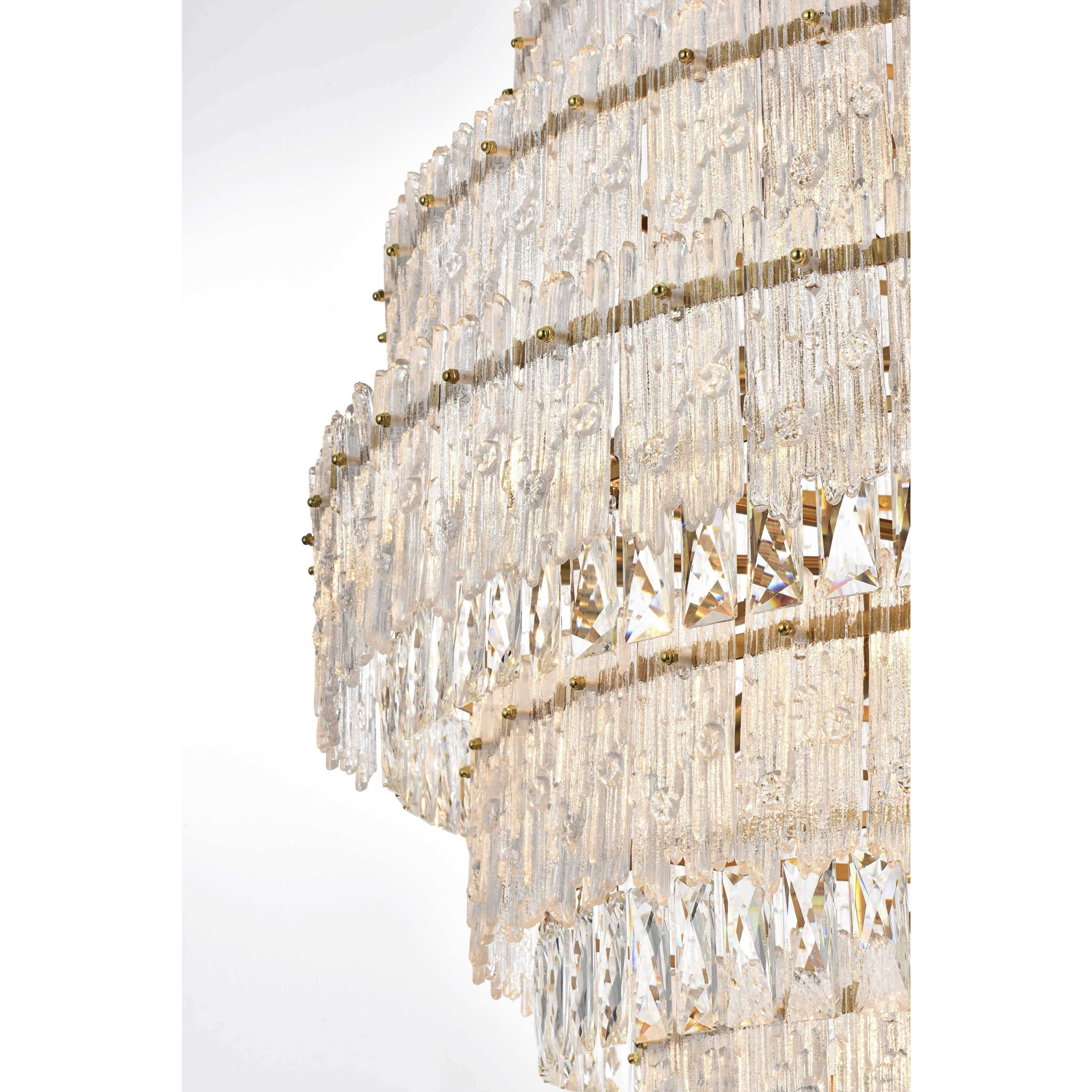 Emilia 27 Light 36 inch Satin Gold Chandelier Ceiling Light