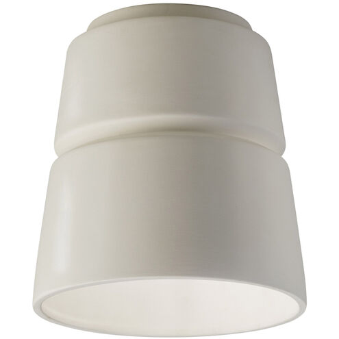Radiance Collection LED 8 inch Mocha Travertine Flush-Mount Ceiling Light