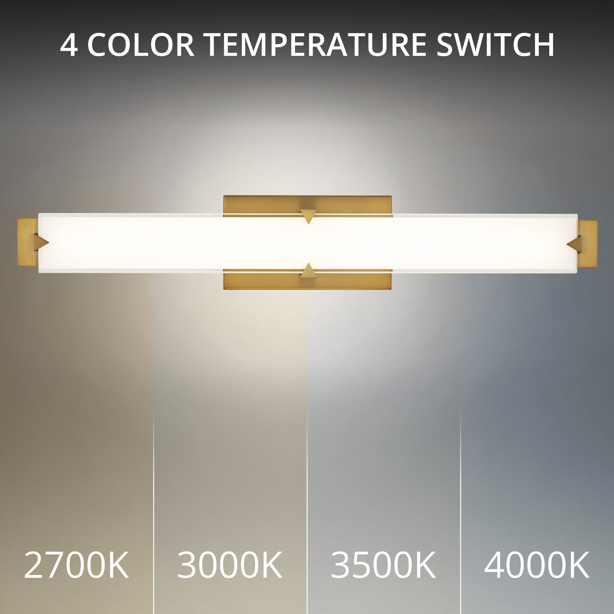 Carlisle Indoor Wall Lighting in 2700K, Aged Brass