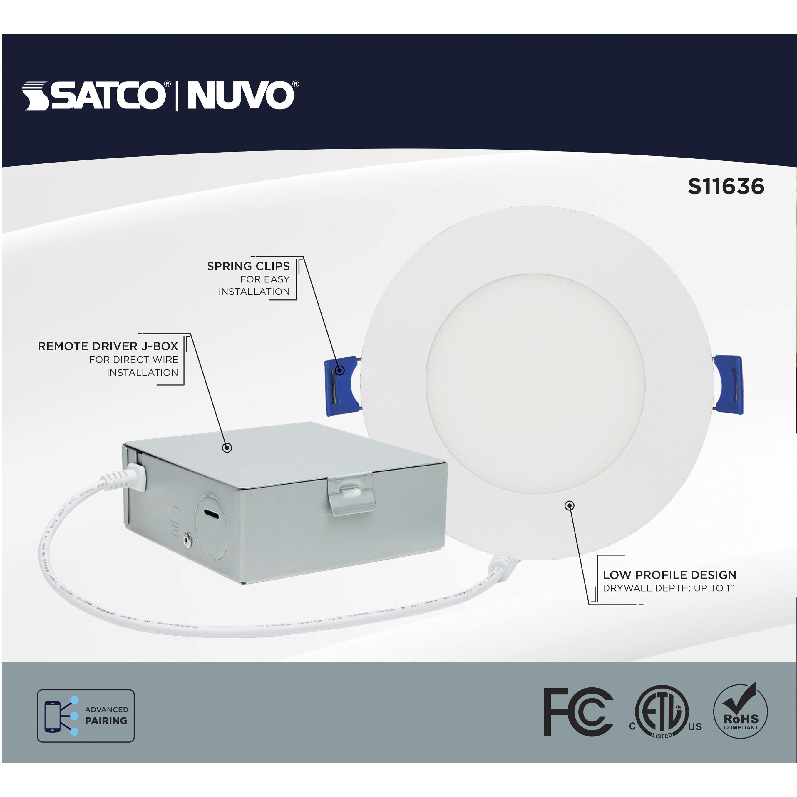 Starfish Integrated LED White Recessed