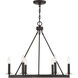 Traditional 6 Light 26 inch Oil Rubbed Bronze Chandelier Ceiling Light