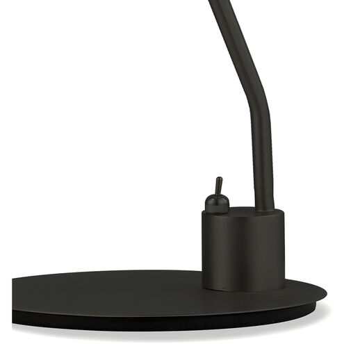 Laurel 28 inch 23 watt Matte Black Accent Table Lamp Portable Light