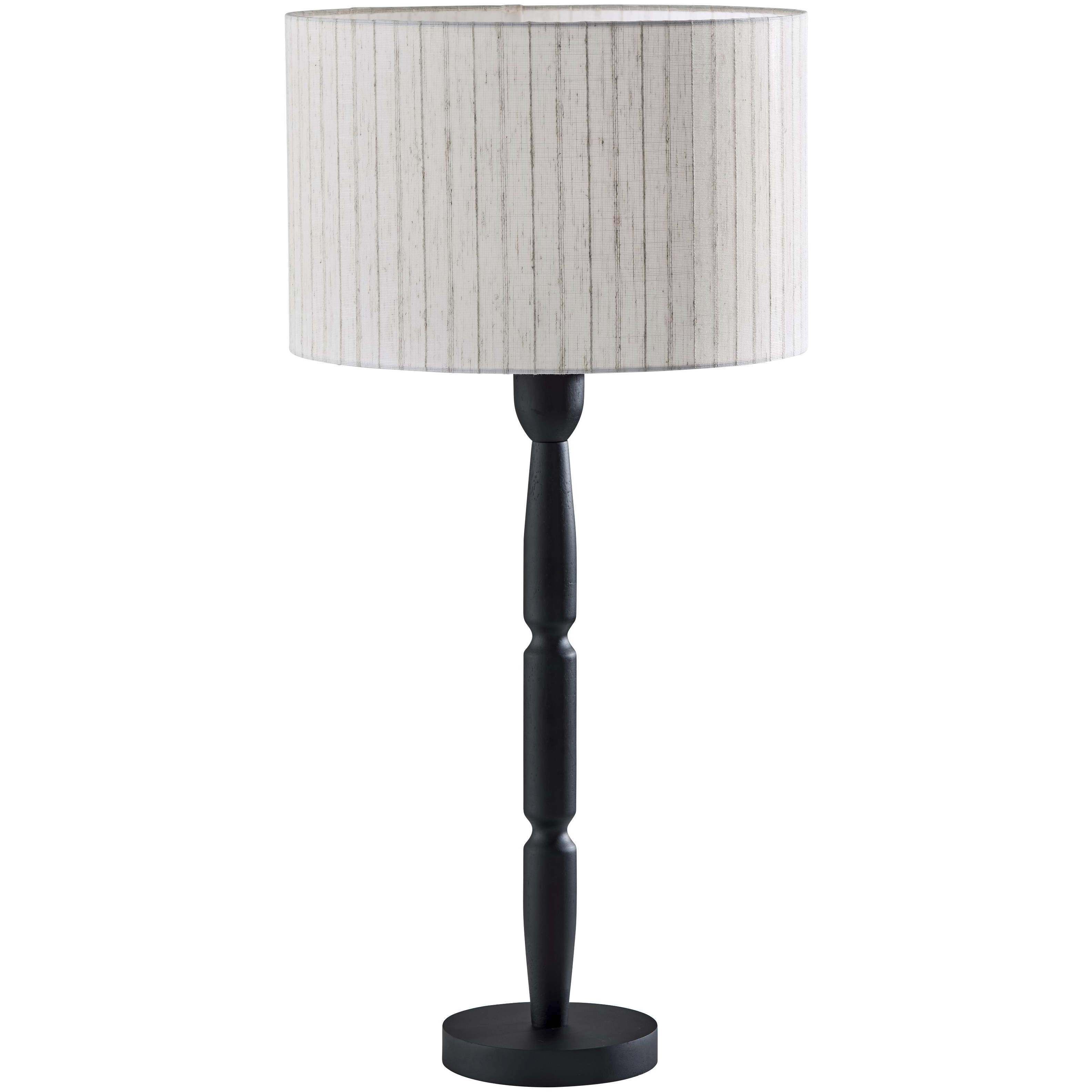 Nigel 29 inch 60.00 watt Black Wood Table Lamp Portable Light