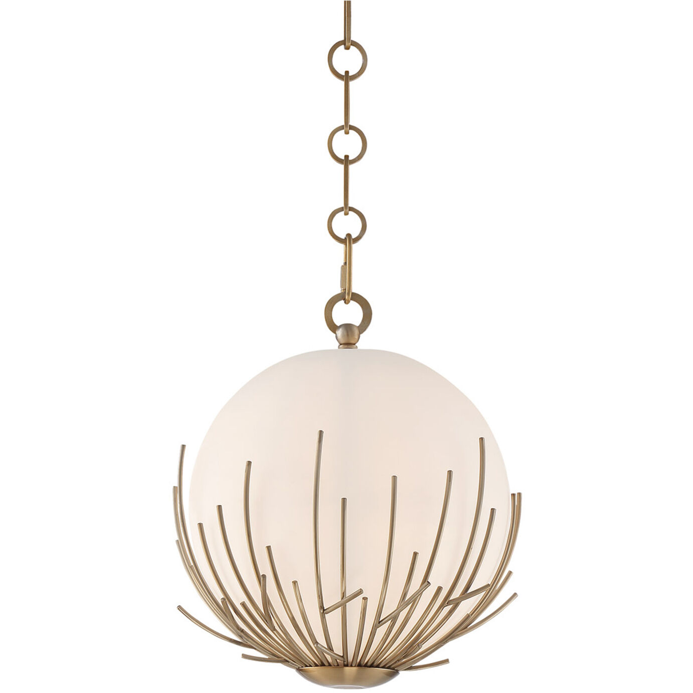 Consus 1 Light 10.13 inch Aged Brass Mini Pendant Ceiling Light