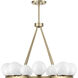 Loudon 16 Light 30 inch Noble Brass Chandelier Ceiling Light