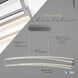 Sirius Linear Chandelier Ceiling Light in Silver