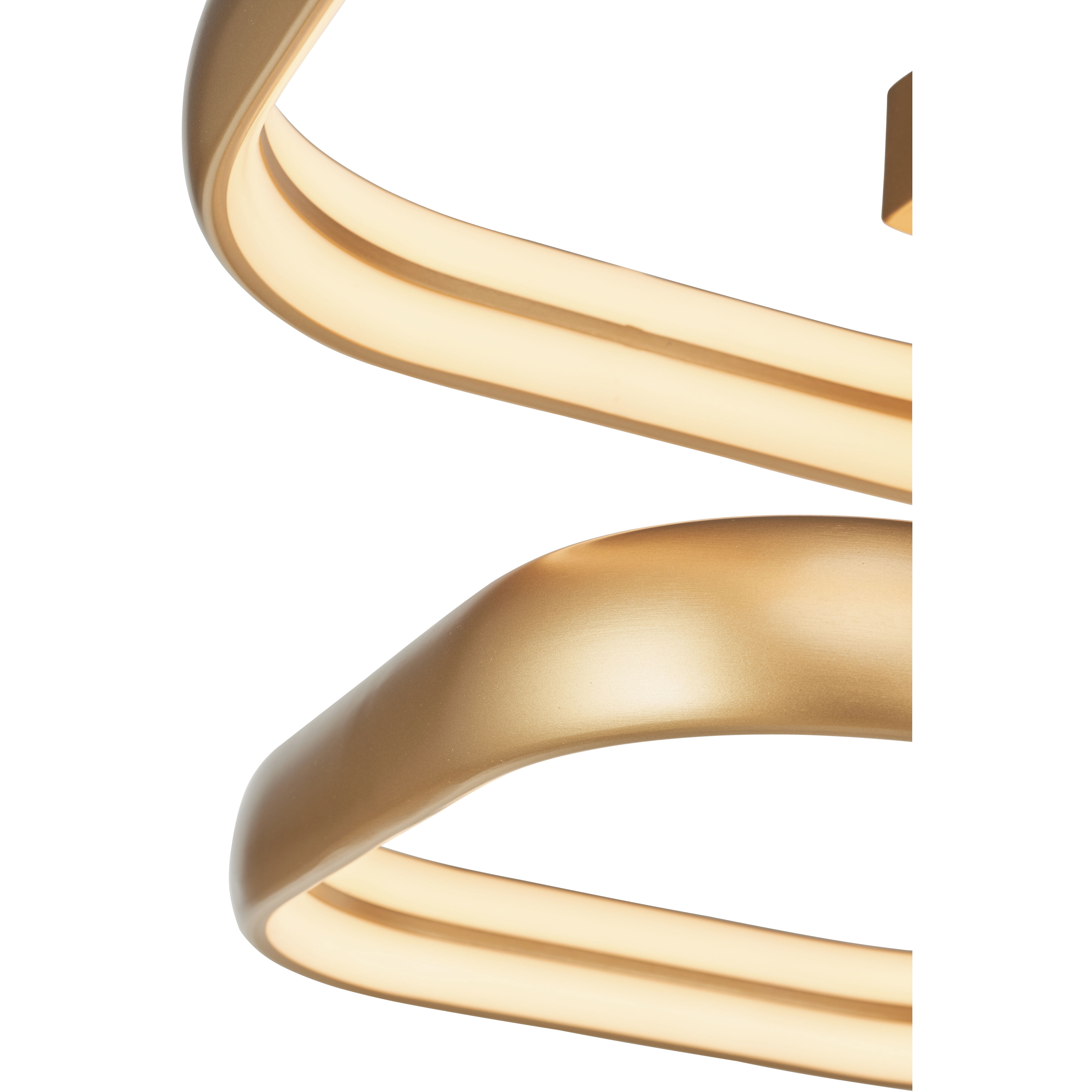 Rave LED 21 inch Gold Flush Mount Ceiling Light